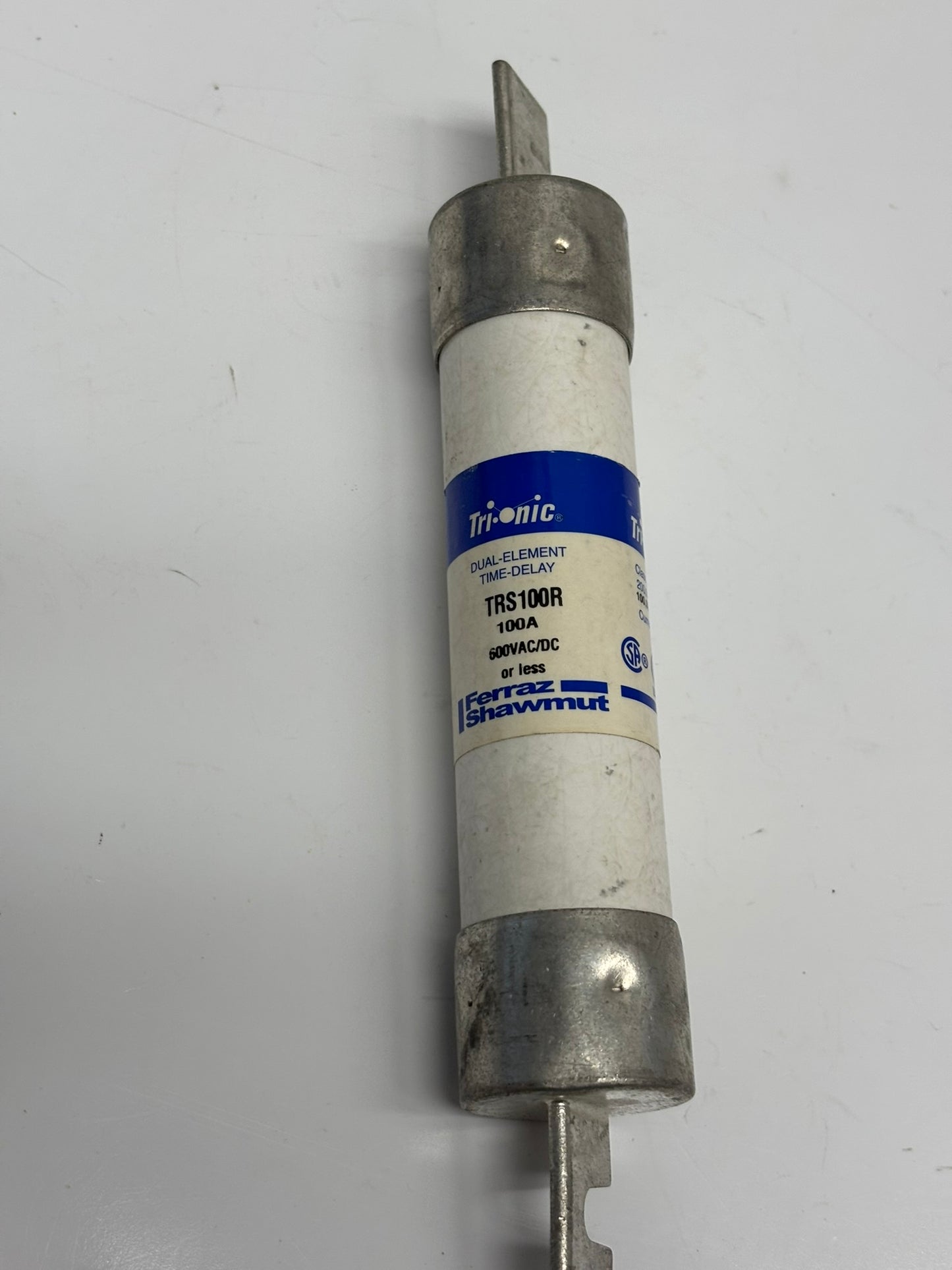 Mersen TRS100R Blade Tri-Onic® Fuse TR-R Class RK5 Time-Delay 600VAC 600VDC 100A