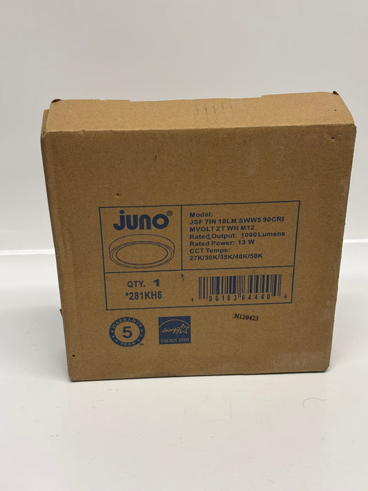 Acuity JSF-7IN-10LM-SWW5-90CRI-MVOLT-ZT-WH-MH12 Juno SlimForm™ LED Round Surface Mount Downlight
