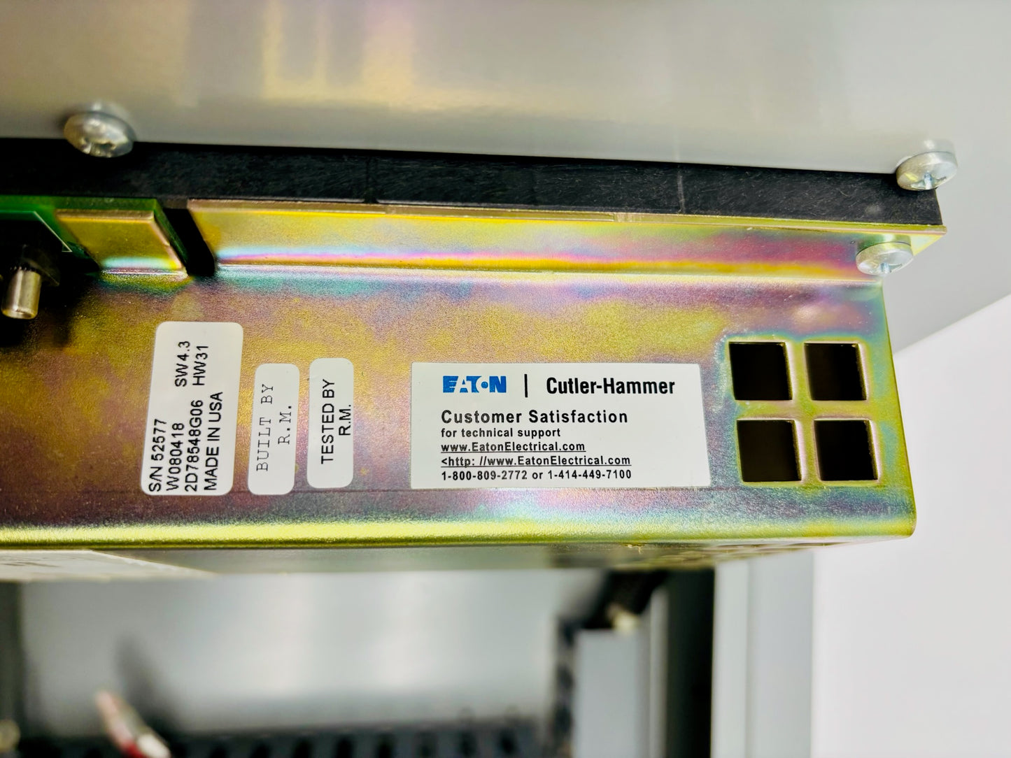 Eaton Cutler‑Hammer IQ Central Energy Display II Panel Energy Monitoring Unit