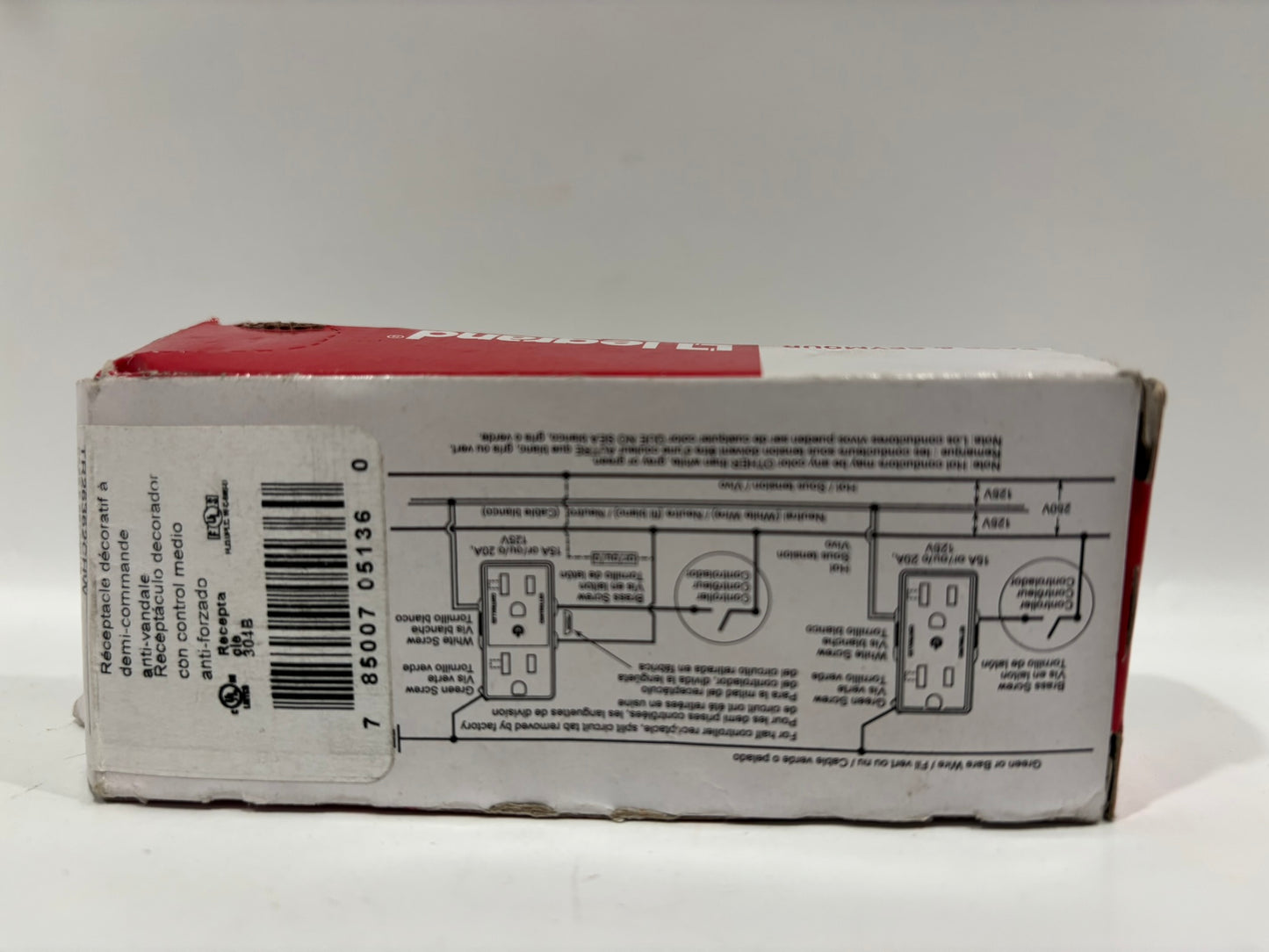 20 PK Legrand TR26252-W 15A 125V Tamper-Resistant Decorator Receptacle