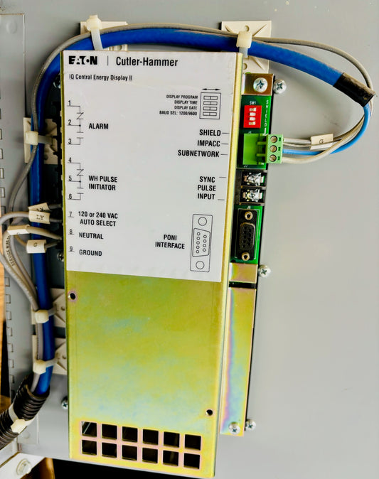 Eaton Cutler‑Hammer IQ Central Energy Display II Panel Energy Monitoring Unit