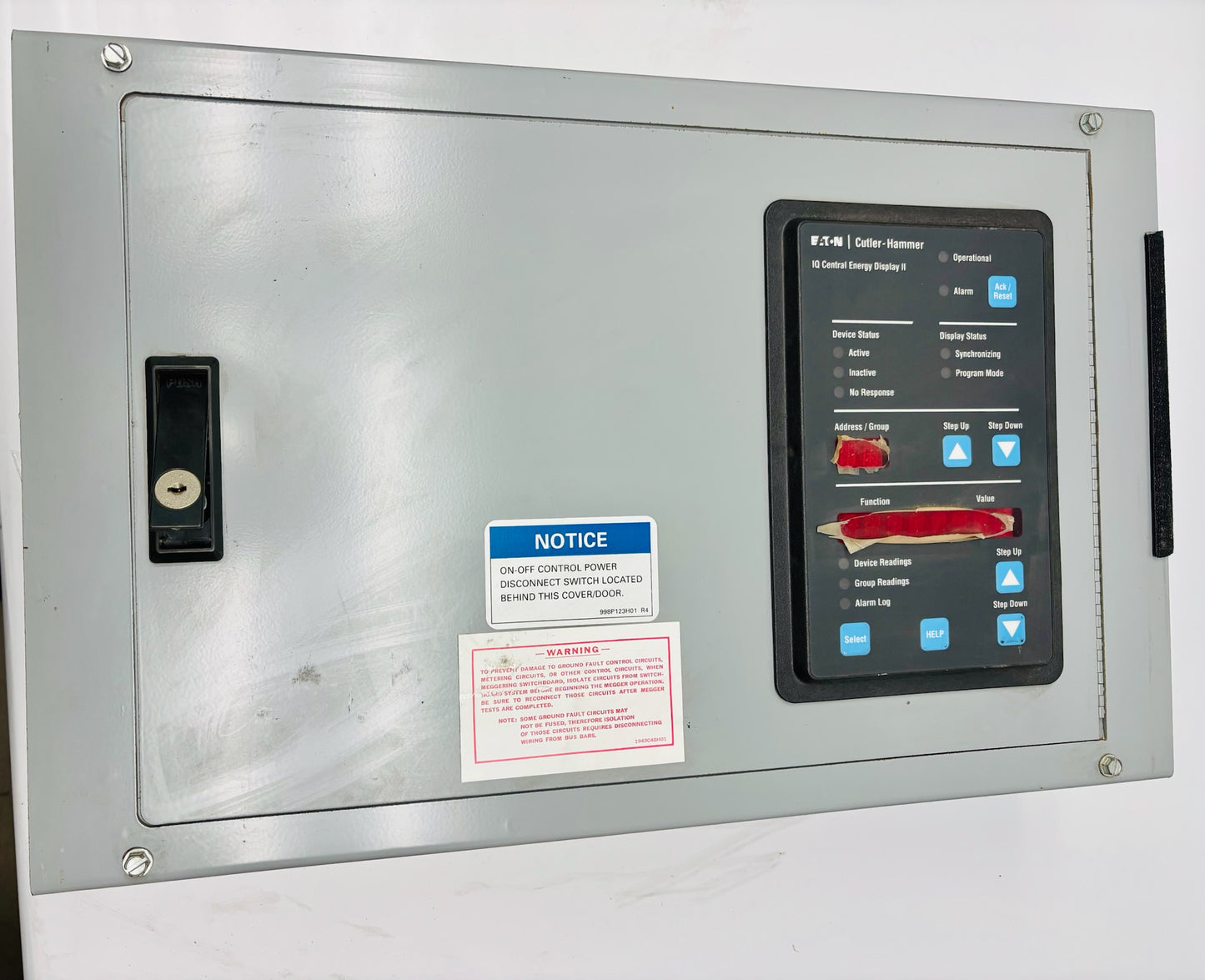 Eaton Cutler‑Hammer IQ Central Energy Display II Panel Energy Monitoring Unit