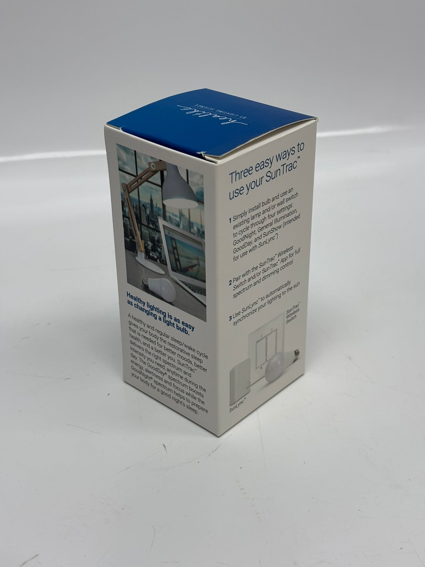 6-Pack Suntrac A19/E26 Healthe by Lighting Science 600Lm @ 5000K GoodDay, 7 W, 110 - 120 V