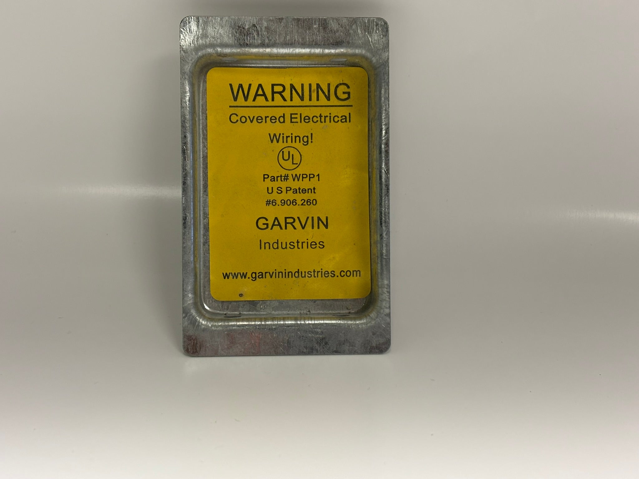55 PK Garvin WPP1 1-Gang Steel Wire and Device Protection Plate, Galva ...