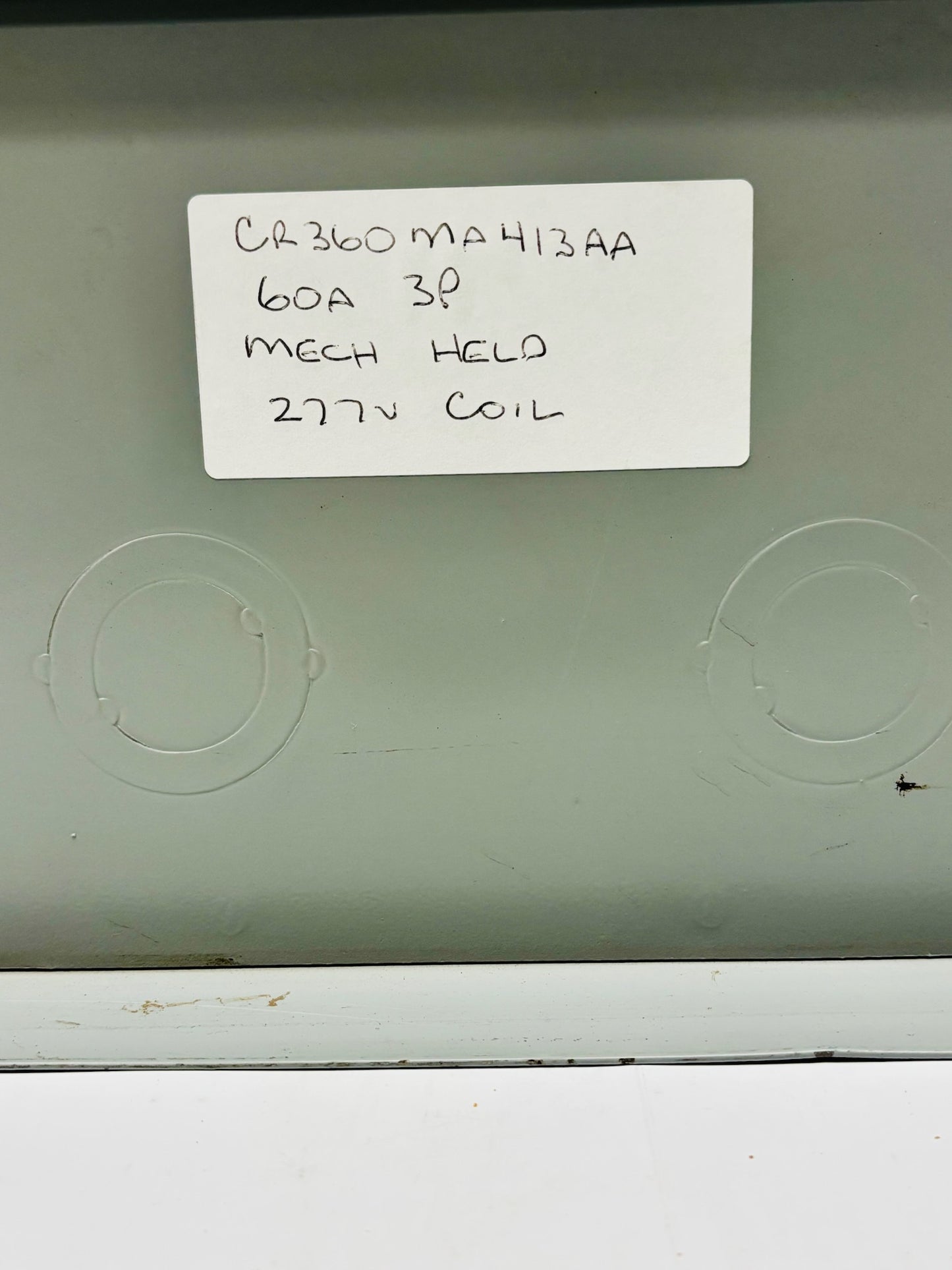 GE CR360MA413AA Industrial Electrical Contactor 265-277V 60HZ 220V 40HZ