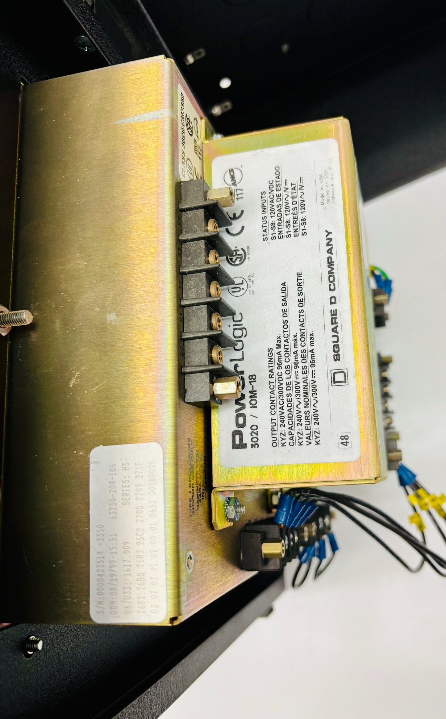 PowerLogic 3020 IOM-18 Input/Output H Module