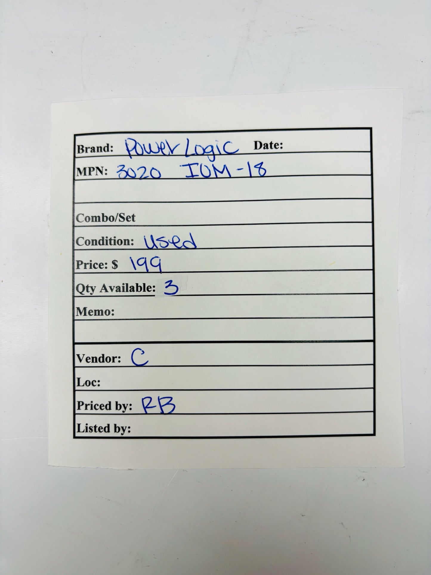 PowerLogic 3020 IOM-18 Input/Output  Module
