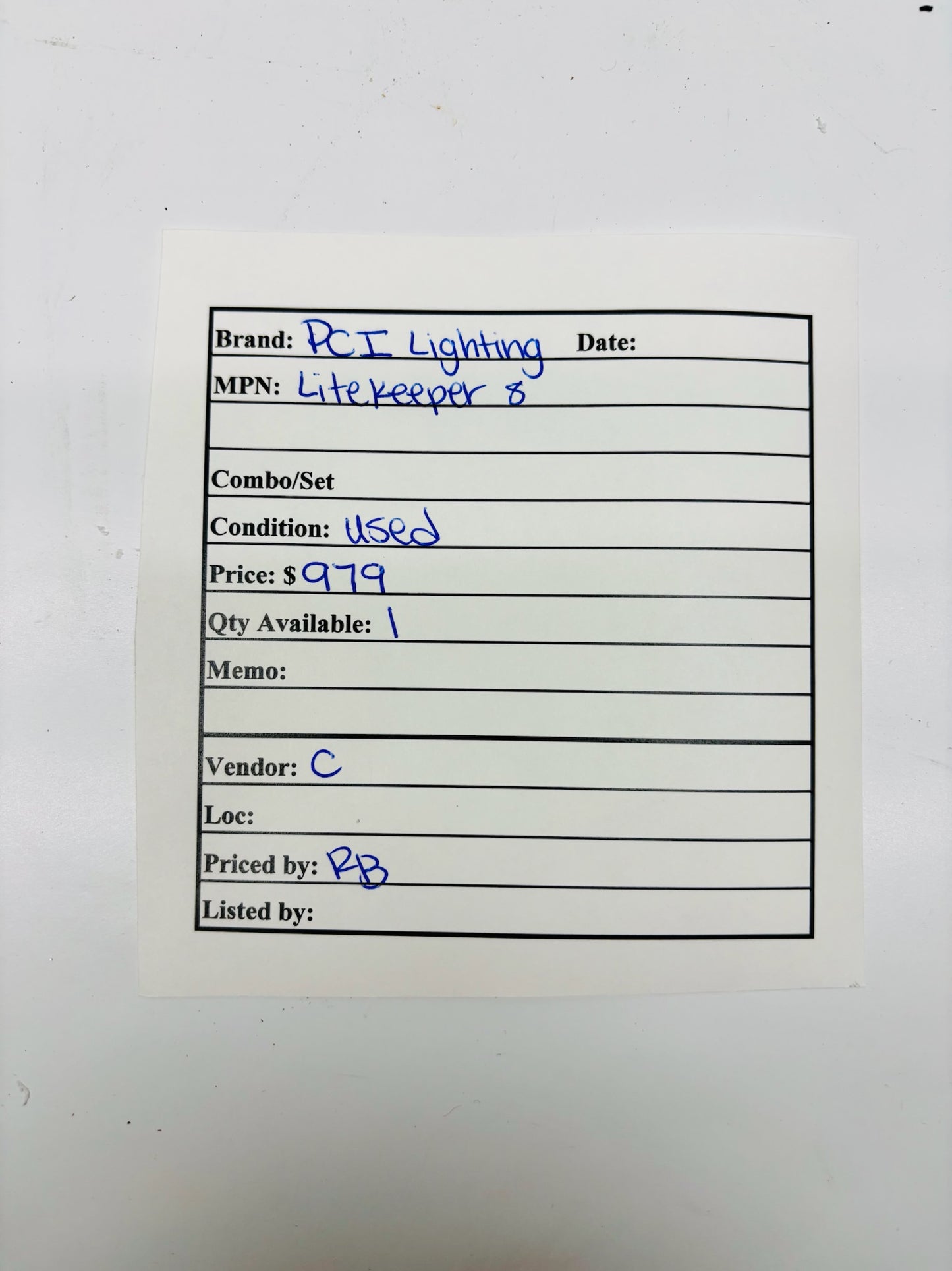 PCI Lighting LiteKeeper Stand Alone Lighting Control Panel