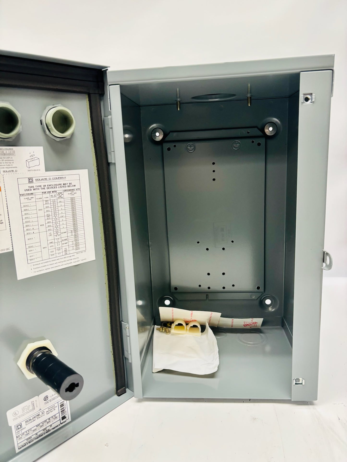 Square D 9991SDH1 NEMA 3R Contactor and Starter Enclosure, Size 2