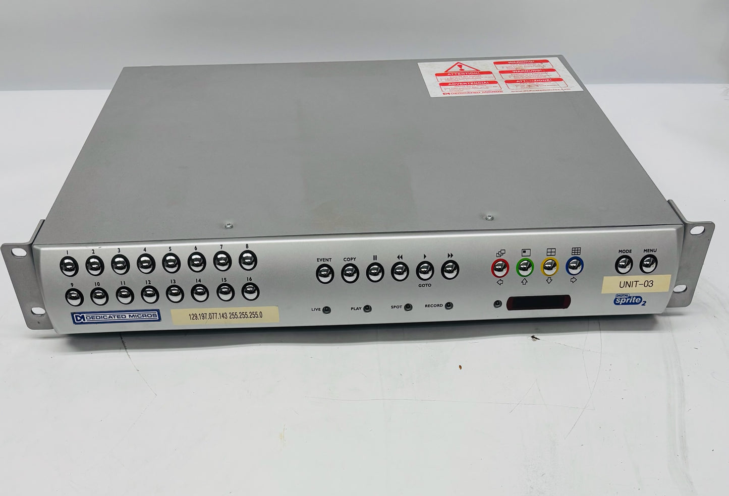 Dedicated Micros DS2 DX16C-320GB Digital Video Recorder (16-Channel, 320GB)