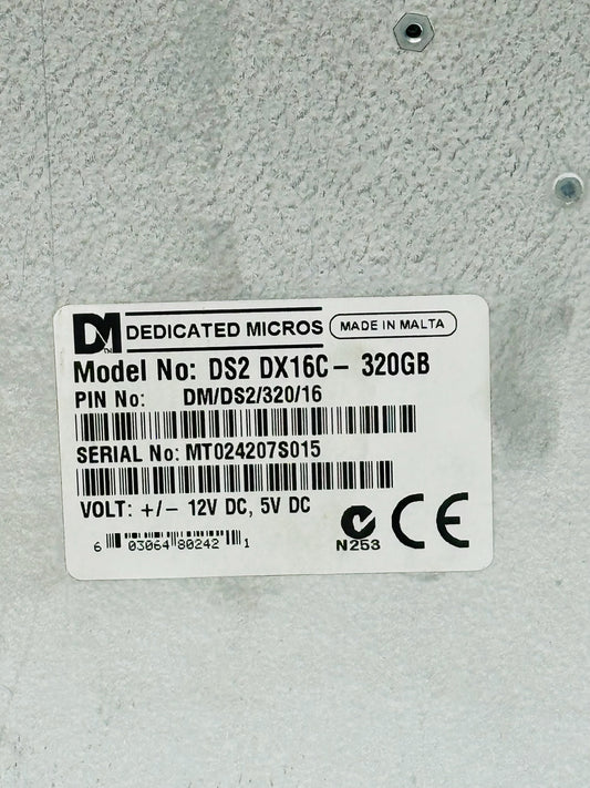Dedicated Micros DS2 DX16C-320GB Digital Video Recorder (16-Channel, 320GB)