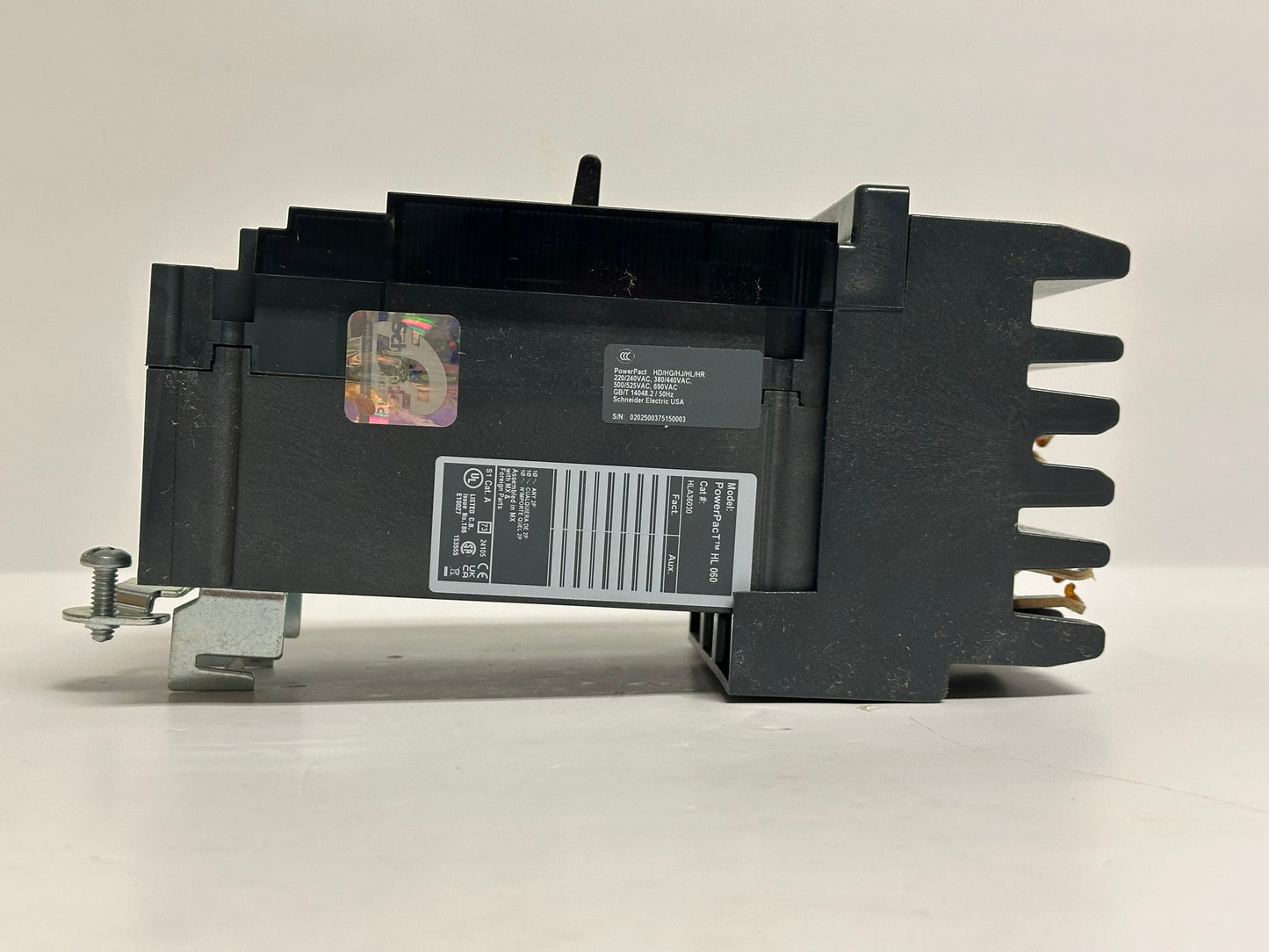 New Schneider Square D HLA36030 30A 3-Pole 600V Molded Case Circuit Breaker