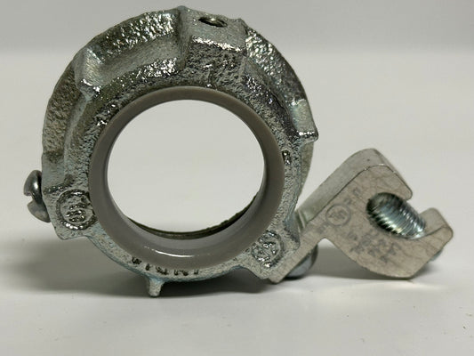 50 PK Eaton GLL3 1" Grounding Bushing with Aluminum Lug, Insulated 105°C