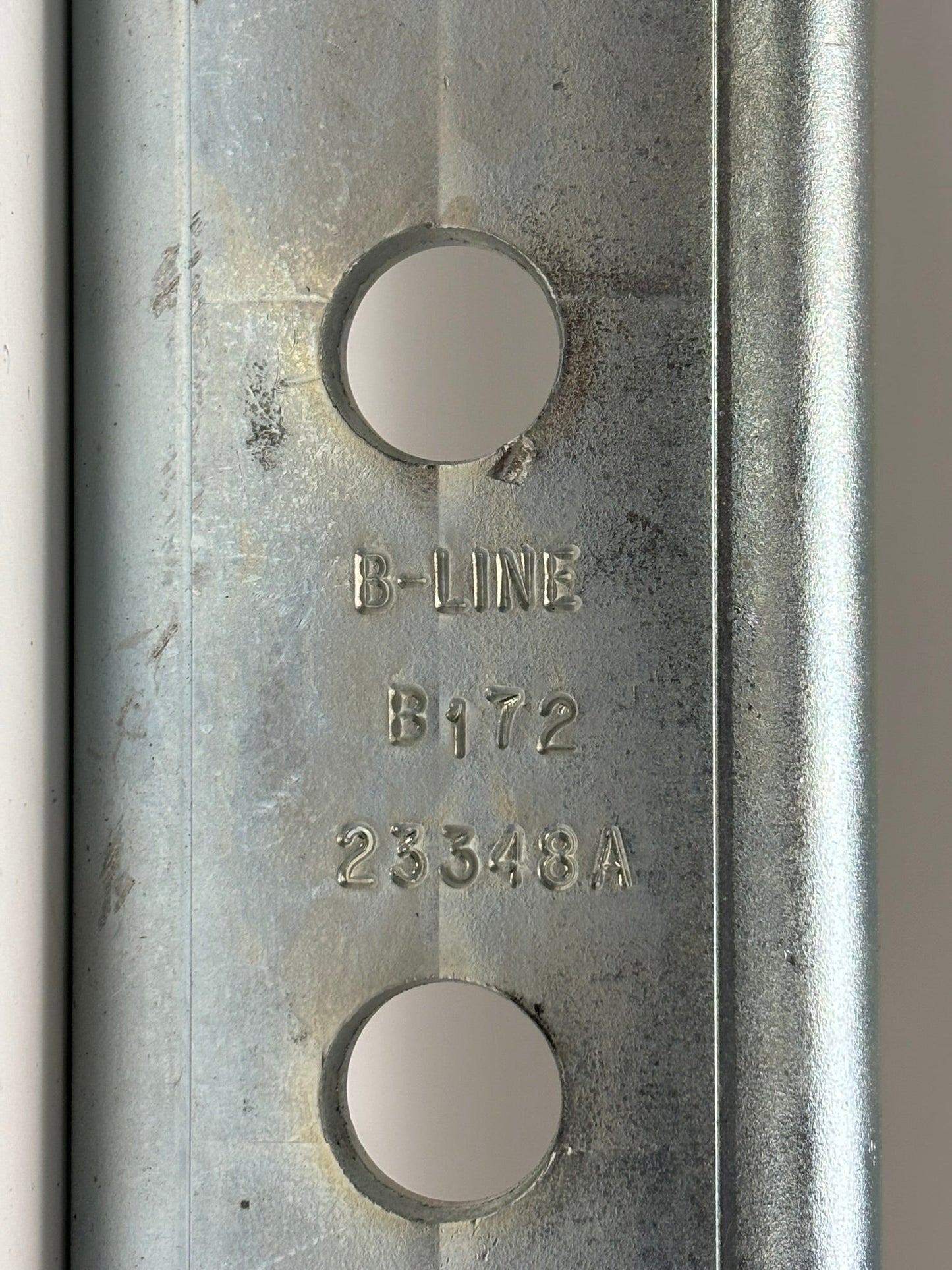 6 PK B-Line B172ZN 4-Hole Zinc-Plated Splice Clevis for B22/B52A Channel (7.24″)