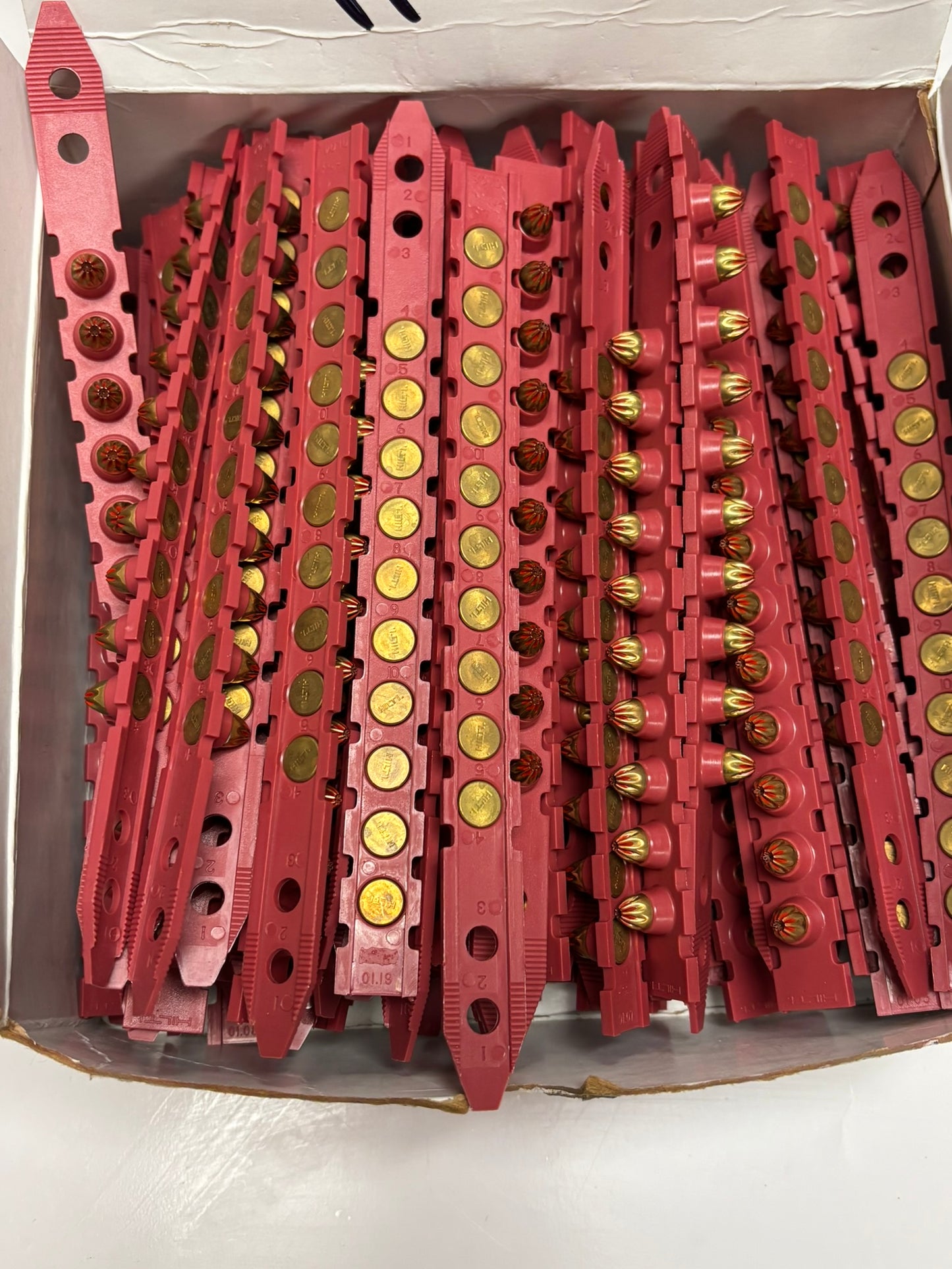 Hilti 50373 72 Strips 720 Rounds .27 Caliber Red Short Cartridge RED