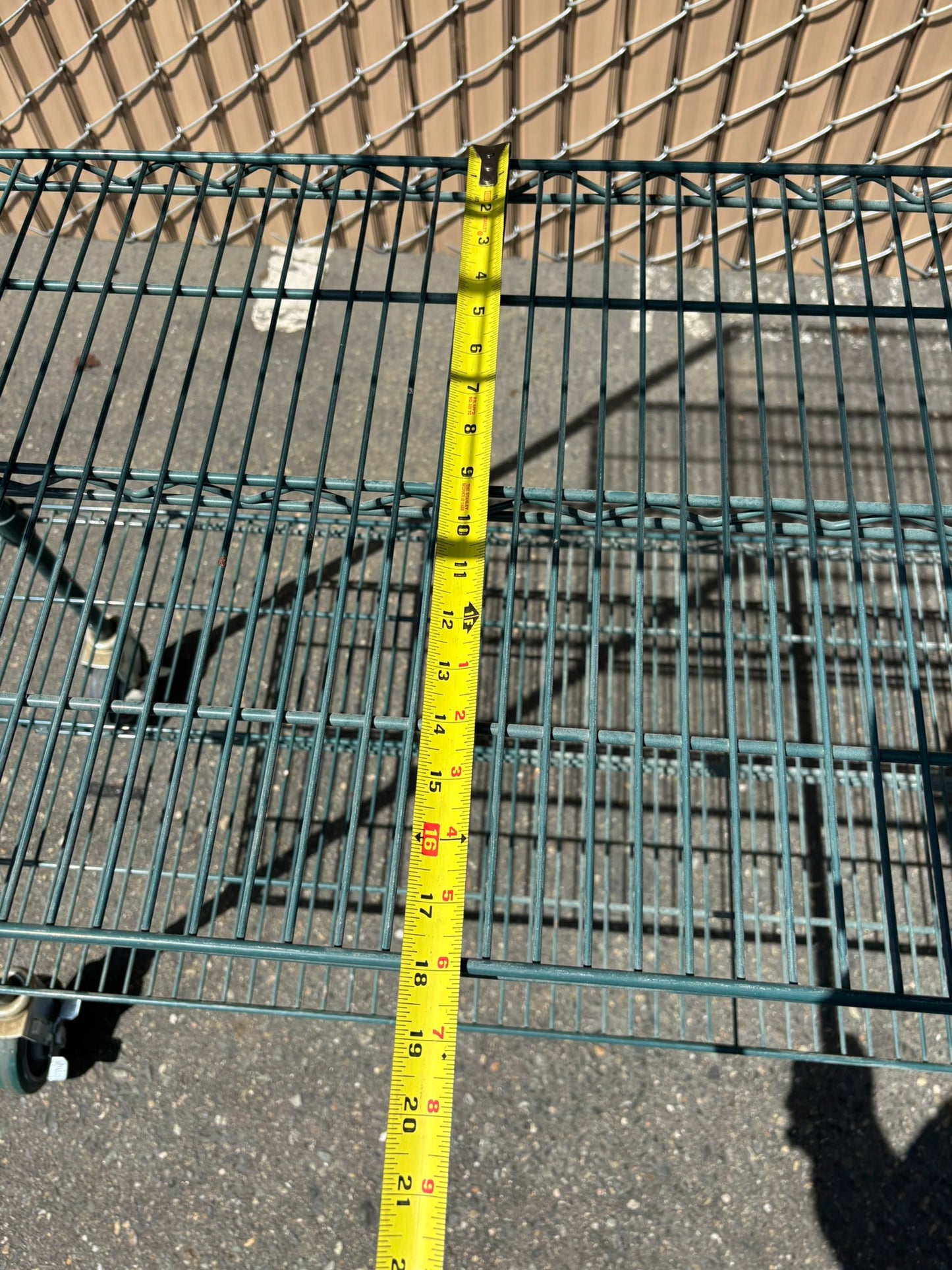 ULINE H-8275 Green Mobile Shelving 60 x 18 x 69" 1000lbs Capacity, 4-Shelf