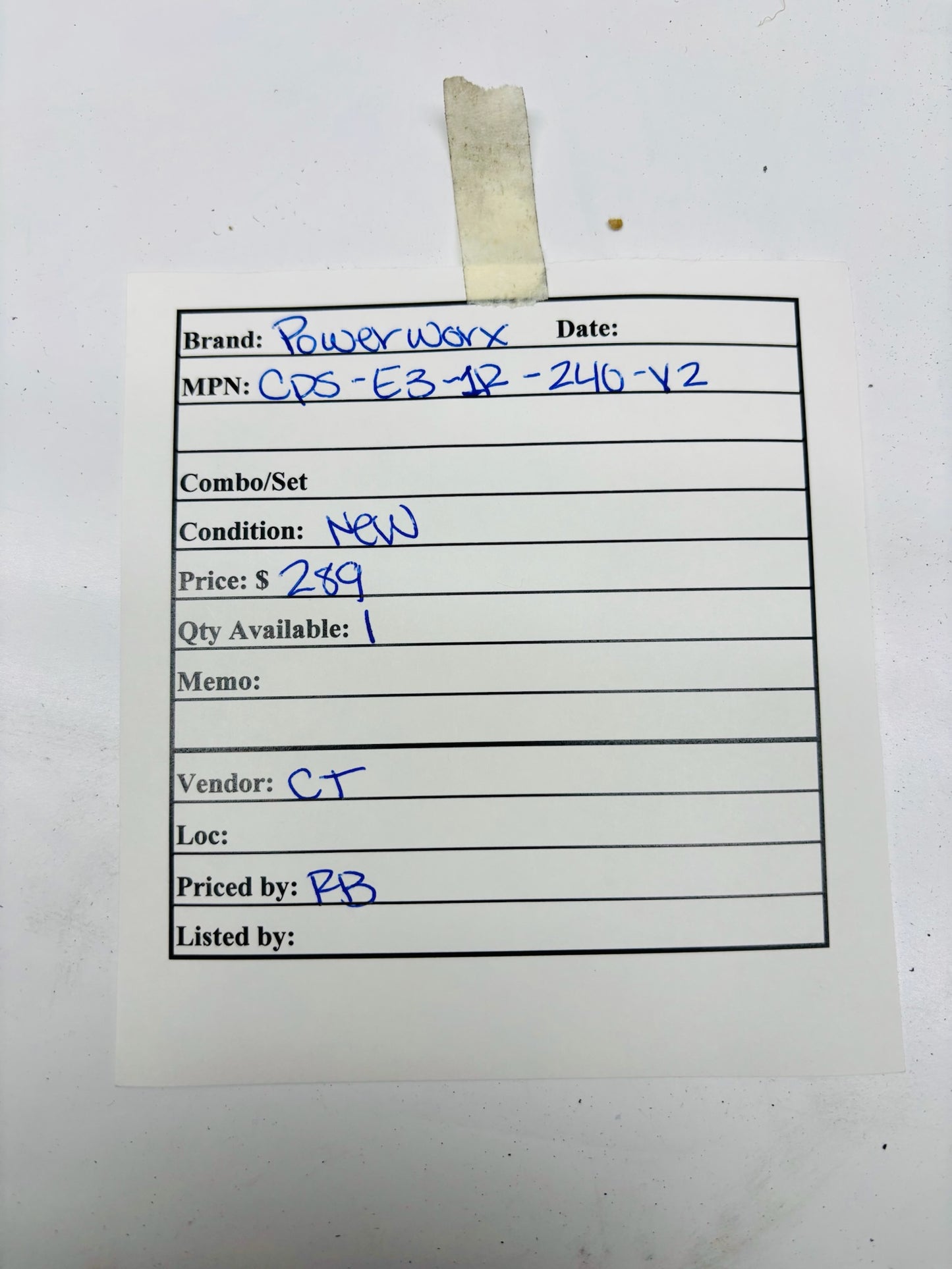 Powerworx CPS-E3-1R-240-V2 Residential Power Conditioning System