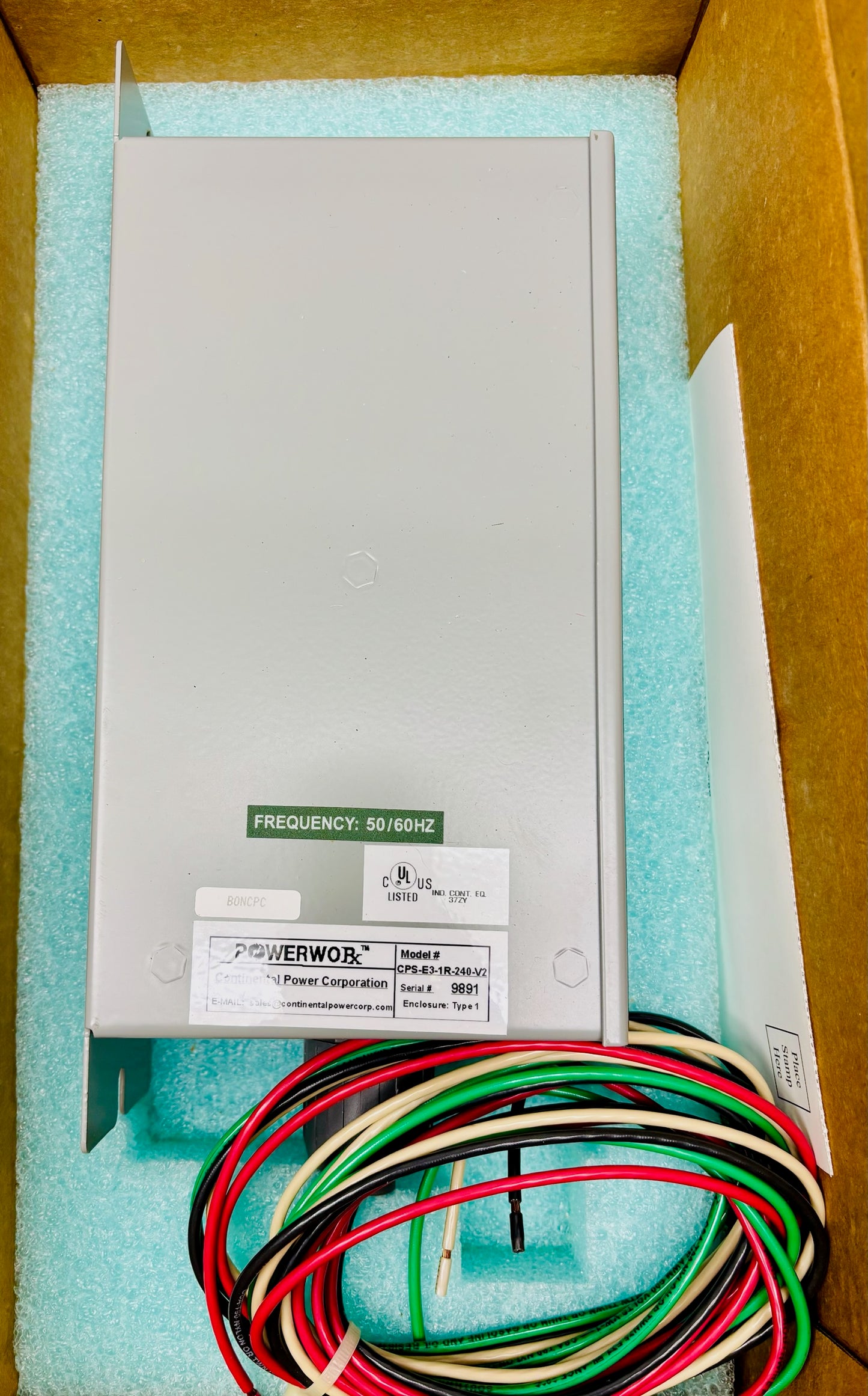 Powerworx CPS-E3-1R-240-V2 Residential Power Conditioning System