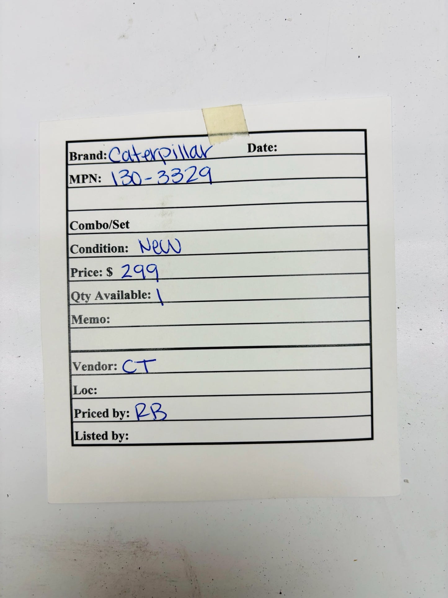 Caterpillar 130-3329 Remote Alarm Annunciator Panel