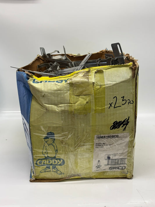 23-Pack NVENT CADDY 16MB1858CO B18-CO-EM Box/Multiple Conduit Hanger with Flange Clip, 1" EMT, 5/16"-1/2" Flange