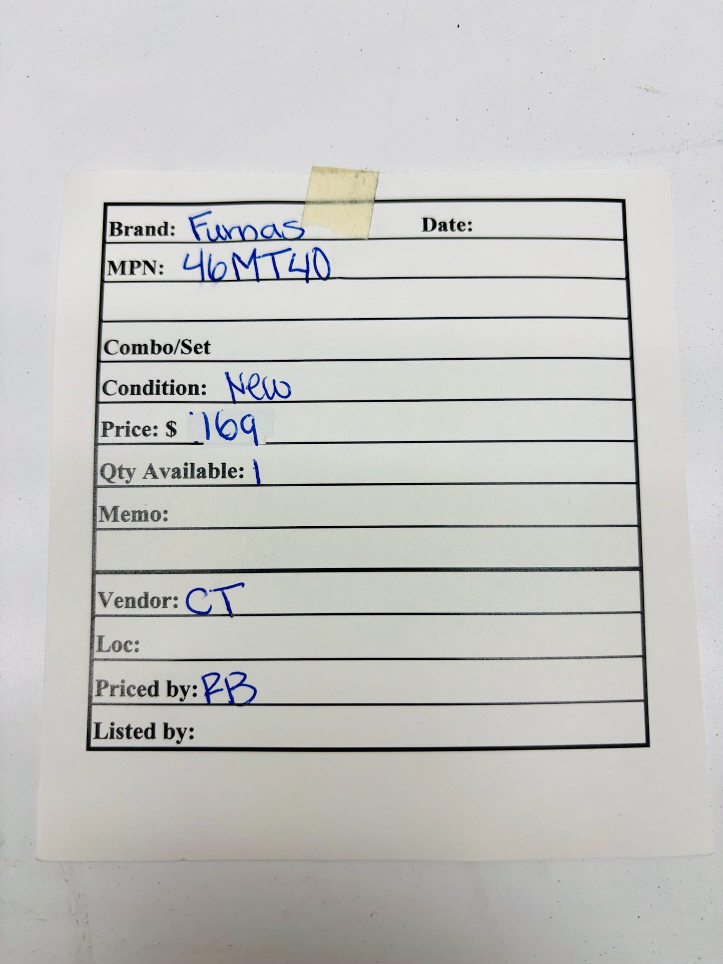 Furnas 46MT40 Industrial Control Relay