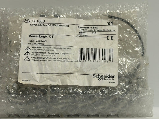 3 PK Schneider LVCT20100S 100A Solid-Core Current Transformer – 0.333V Output
