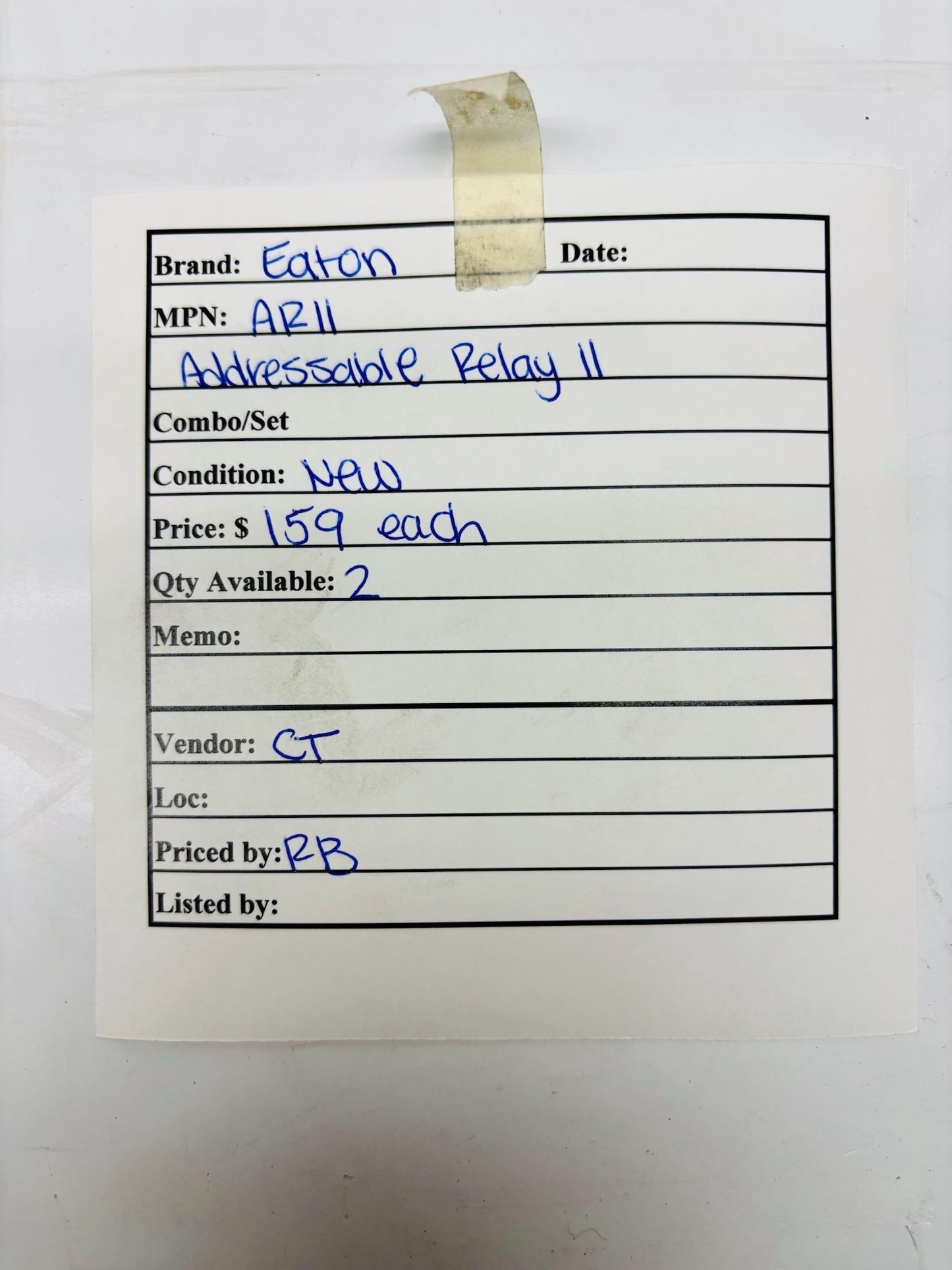 Cutler-Hammer AR II Addressable Relay II, MFG P010831