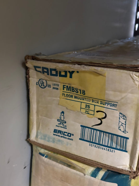 25-Pack NVENT Caddy FMBS18 18" Floor Mount Box Support
