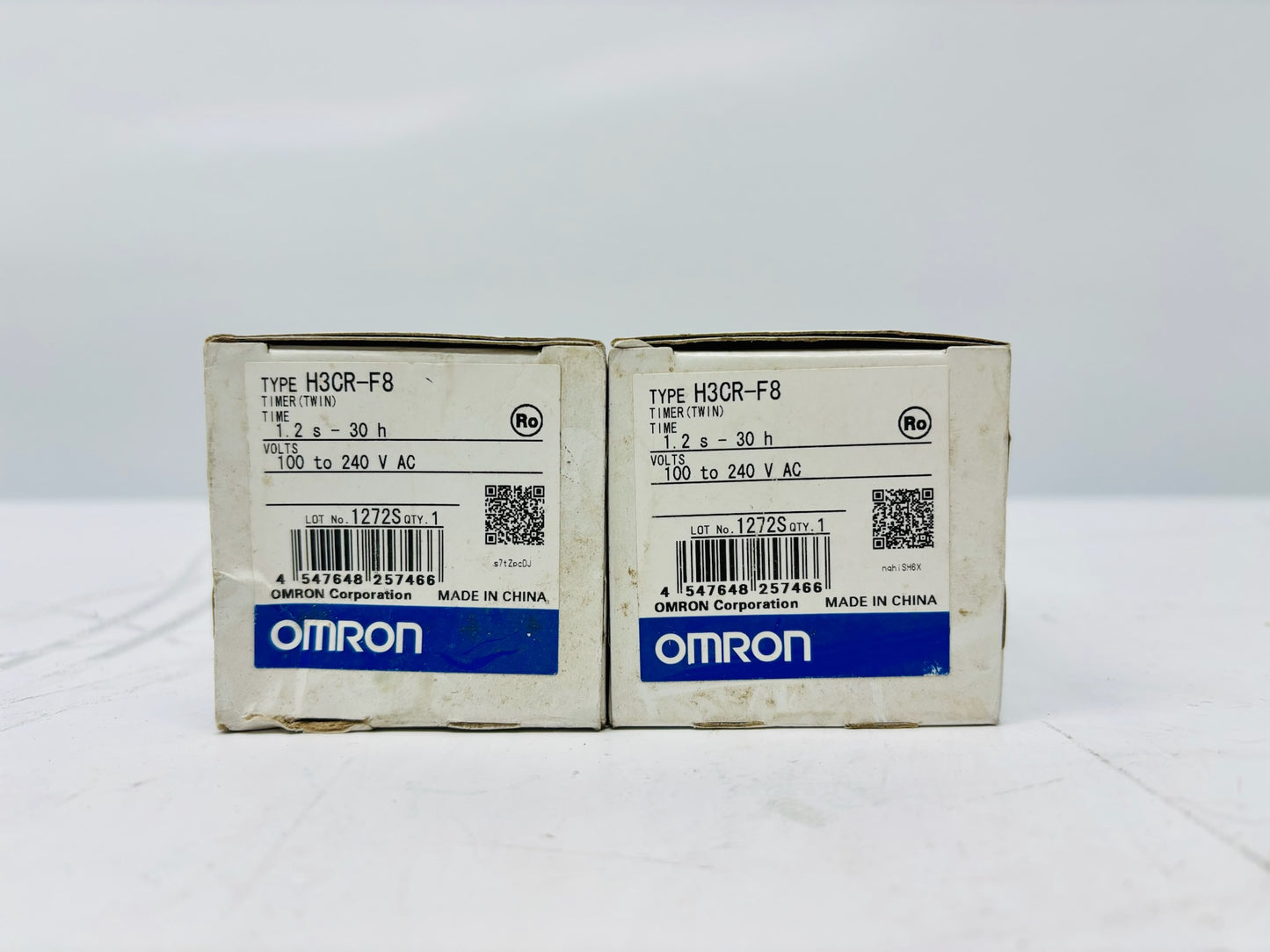 2 Pk Omron H3CR-F8 Multifunction Timer Relay