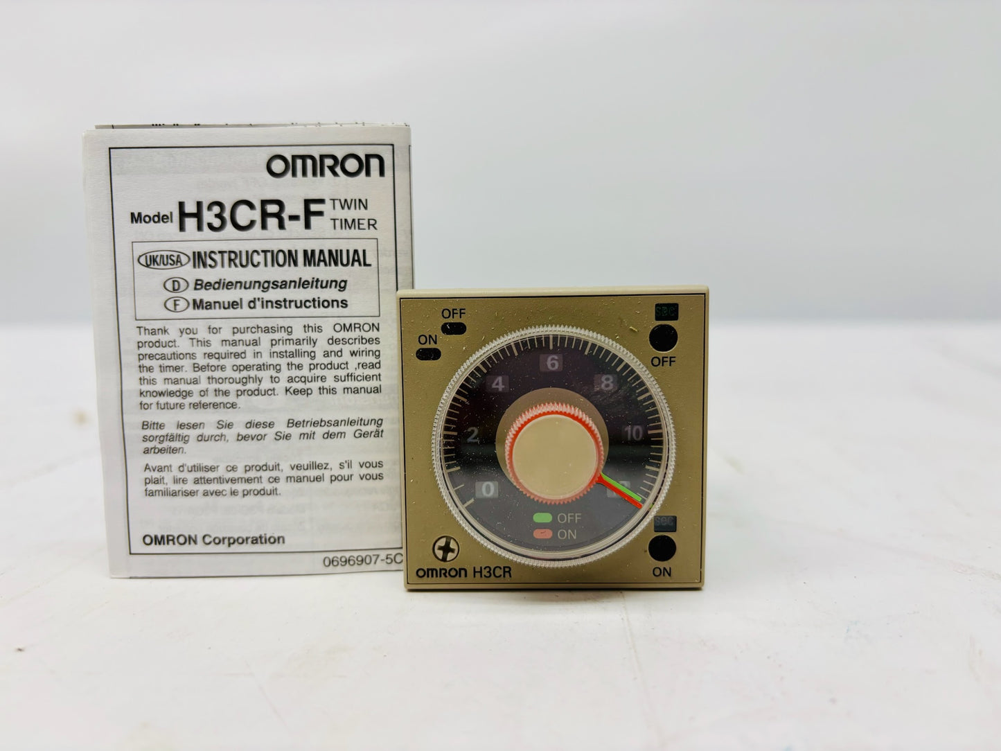 2 Pk Omron H3CR-F8 Multifunction Timer Relay
