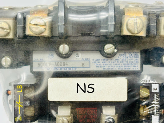 Allen Bradley 500LP-AOD94 NEMA AC Magnet Lighting Contactor