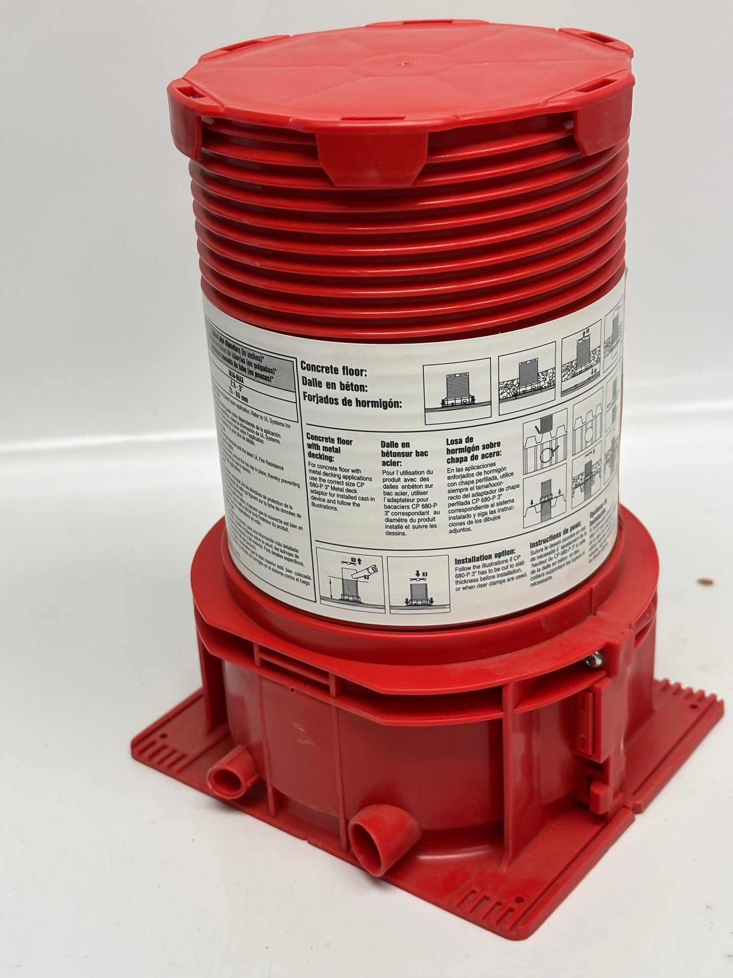 HILTI CP 680-P (#244845) 3" Cast-In Firestop Device