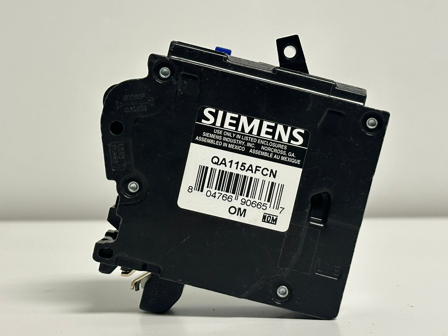 6 PK Siemens QA115AFCN – 15A 1-Pole Plug-On Neutral AFCI Circuit Breaker