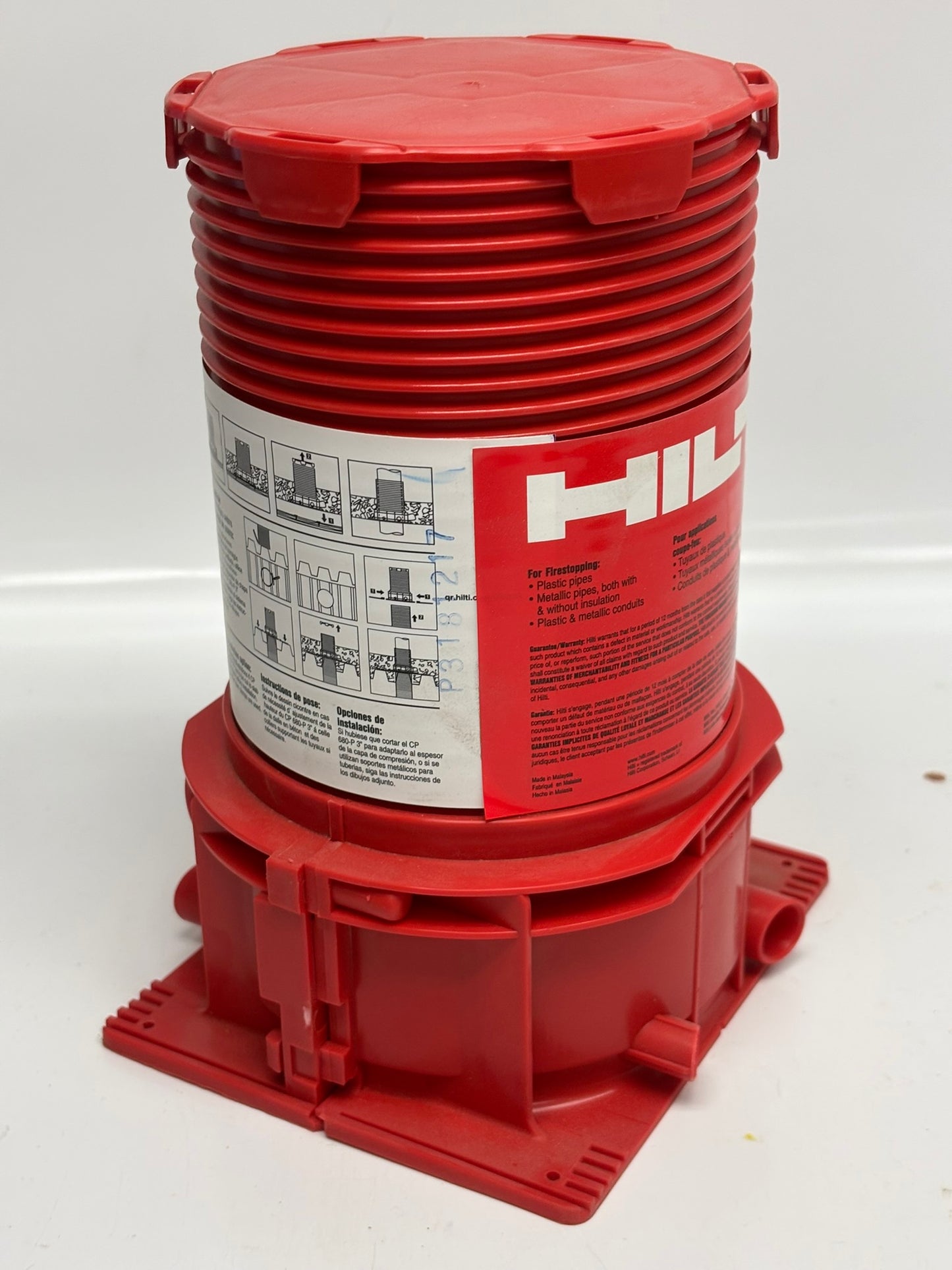 HILTI CP 680-P (#244845) 3" Cast-In Firestop Device