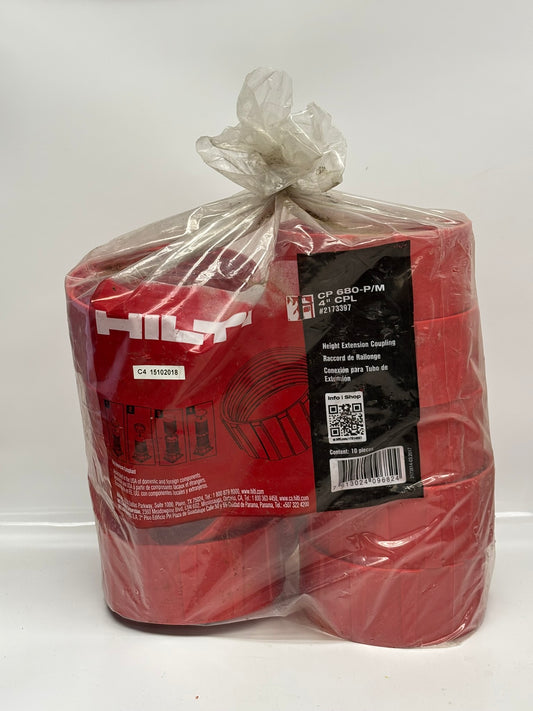 10-Pack HILTI CP 680-P/M (#2173397) Coupling 4" CPL