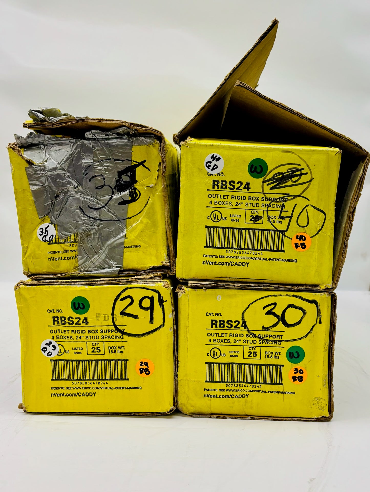 134 Pk nVent Caddy RBS24 24in Rigid Box Support for Metal Studs
