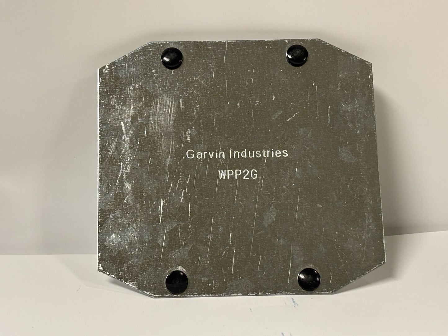 48 PK Garvin WPP2G 2-Gang Steel Wall Plate – Protects Boxes During Drywall Work
