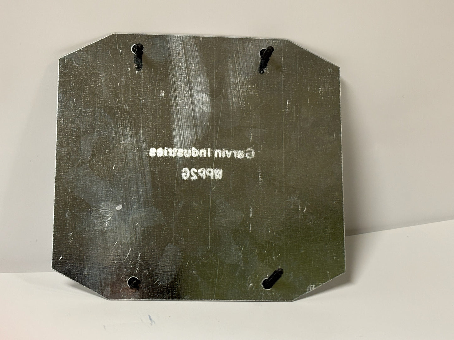 48 PK Garvin WPP2G 2-Gang Steel Wall Plate – Protects Boxes During Drywall Work