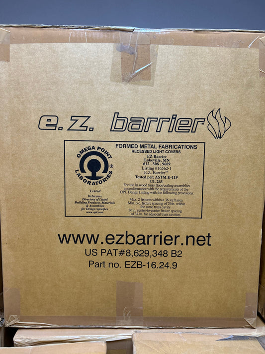 E.Z. Barrier 6-Pack Recessed Light Cover (EZB-16.24.9) 6 Pieces