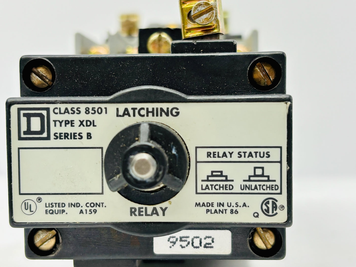 Square D XD020 8501 Control Relay (XDO20)