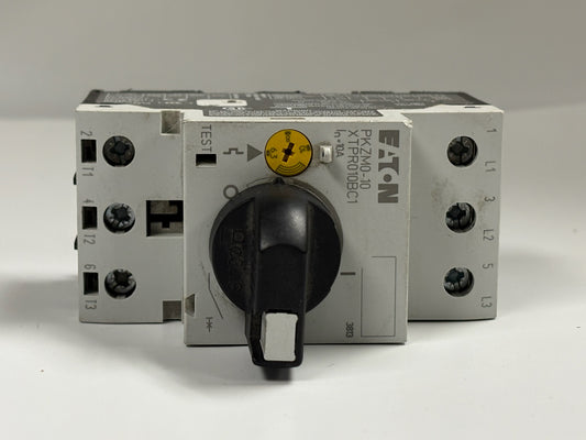 Eaton PKZM0-10 Manual Motor Starter, 10A, 3-Pole, Thermal-Magnetic Protection