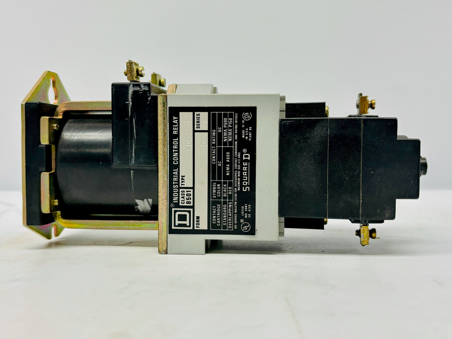 Square D XD020 8501 Control Relay (XDO20)