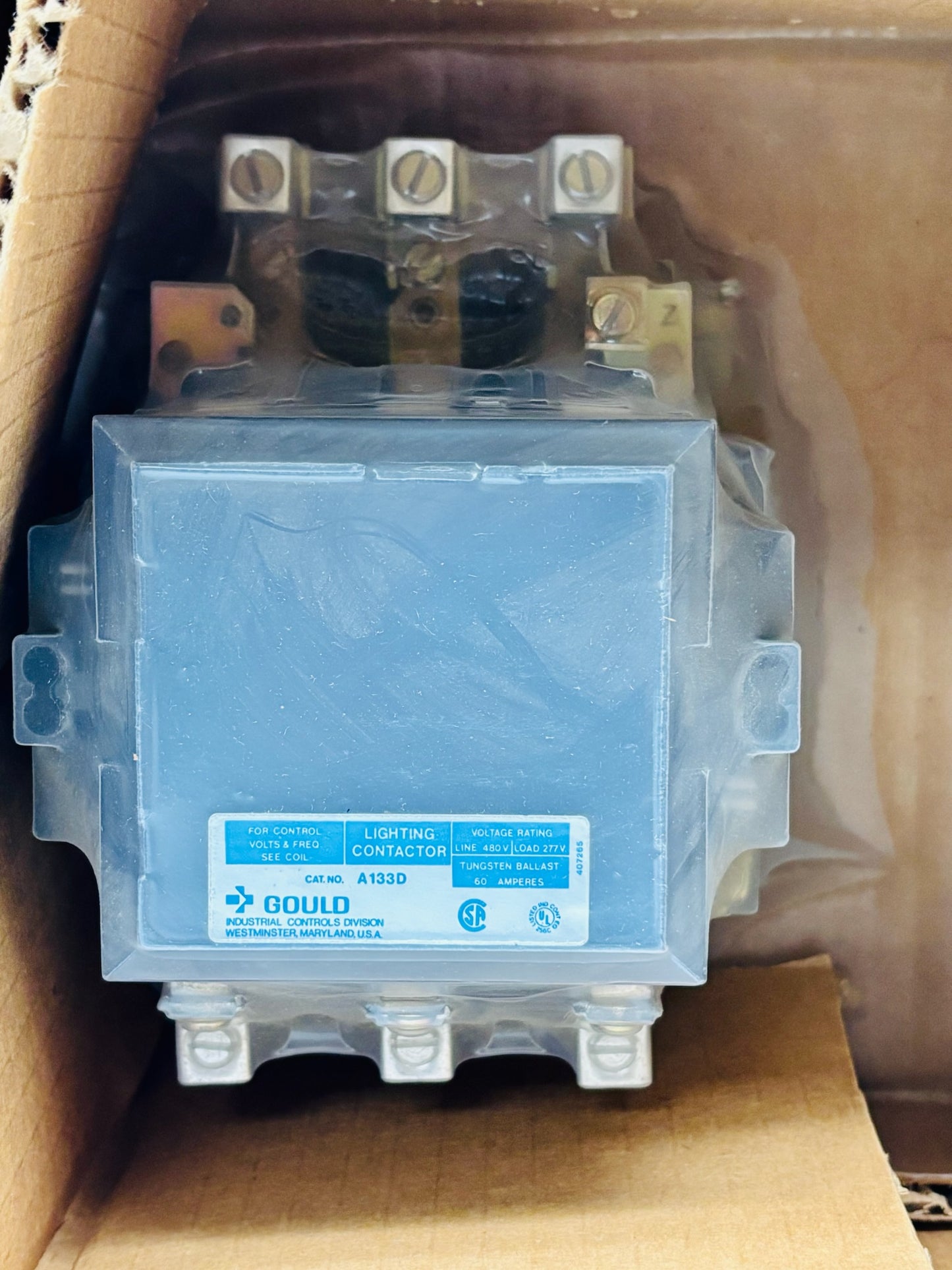 Gould A133 Control Relay (Gould A133D12)