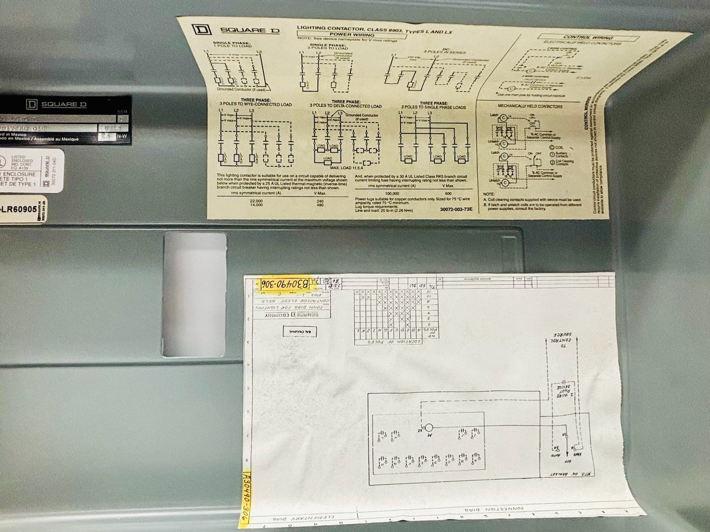 Square D 30072-311-04D NEMA Type 1 Indoor Electrical Enclosure (Box Only)