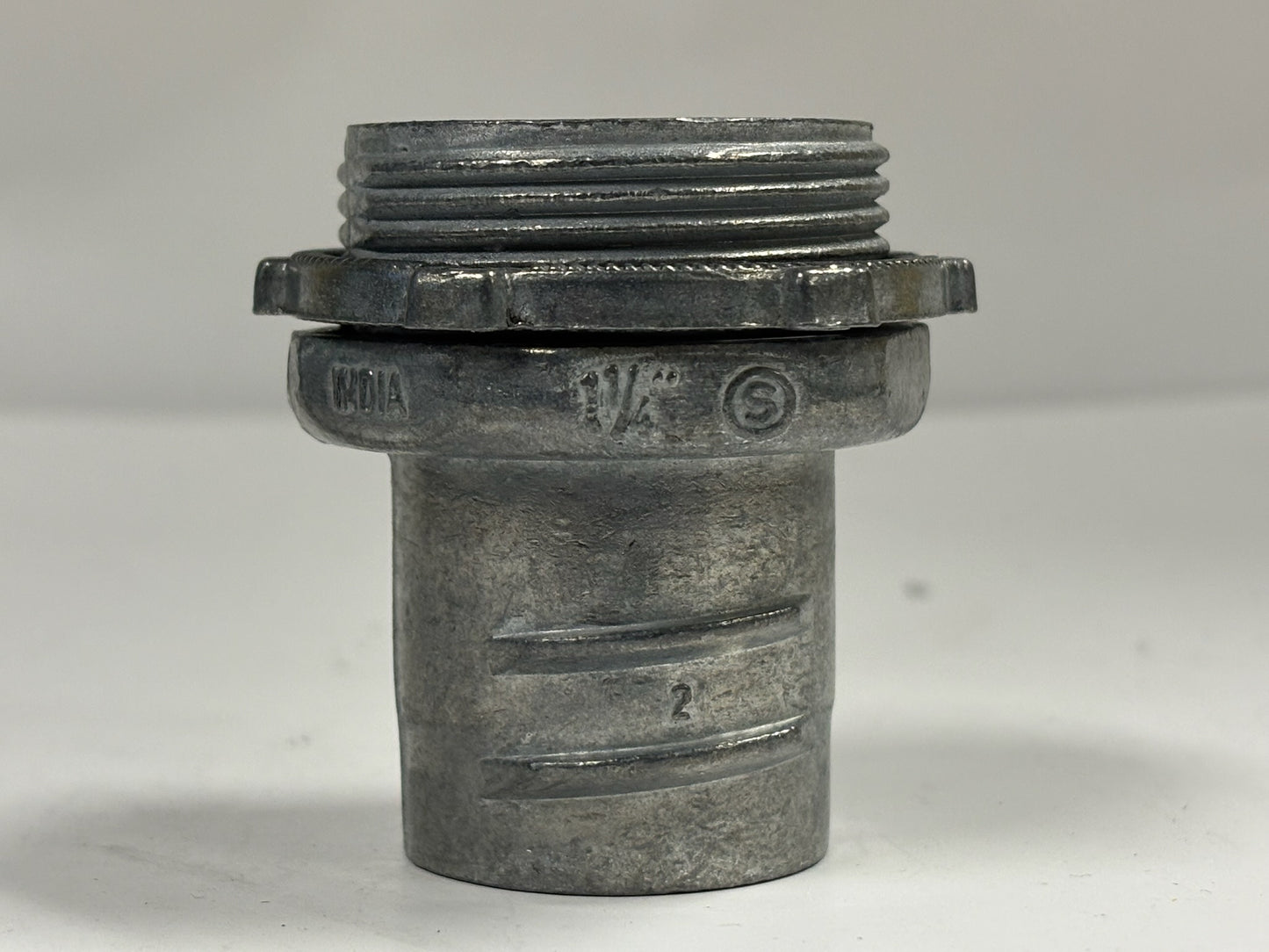9 PK Orbit OF675 1¼″ Zinc Screw‑In Flex Connector for FMC, No Clamps Needed