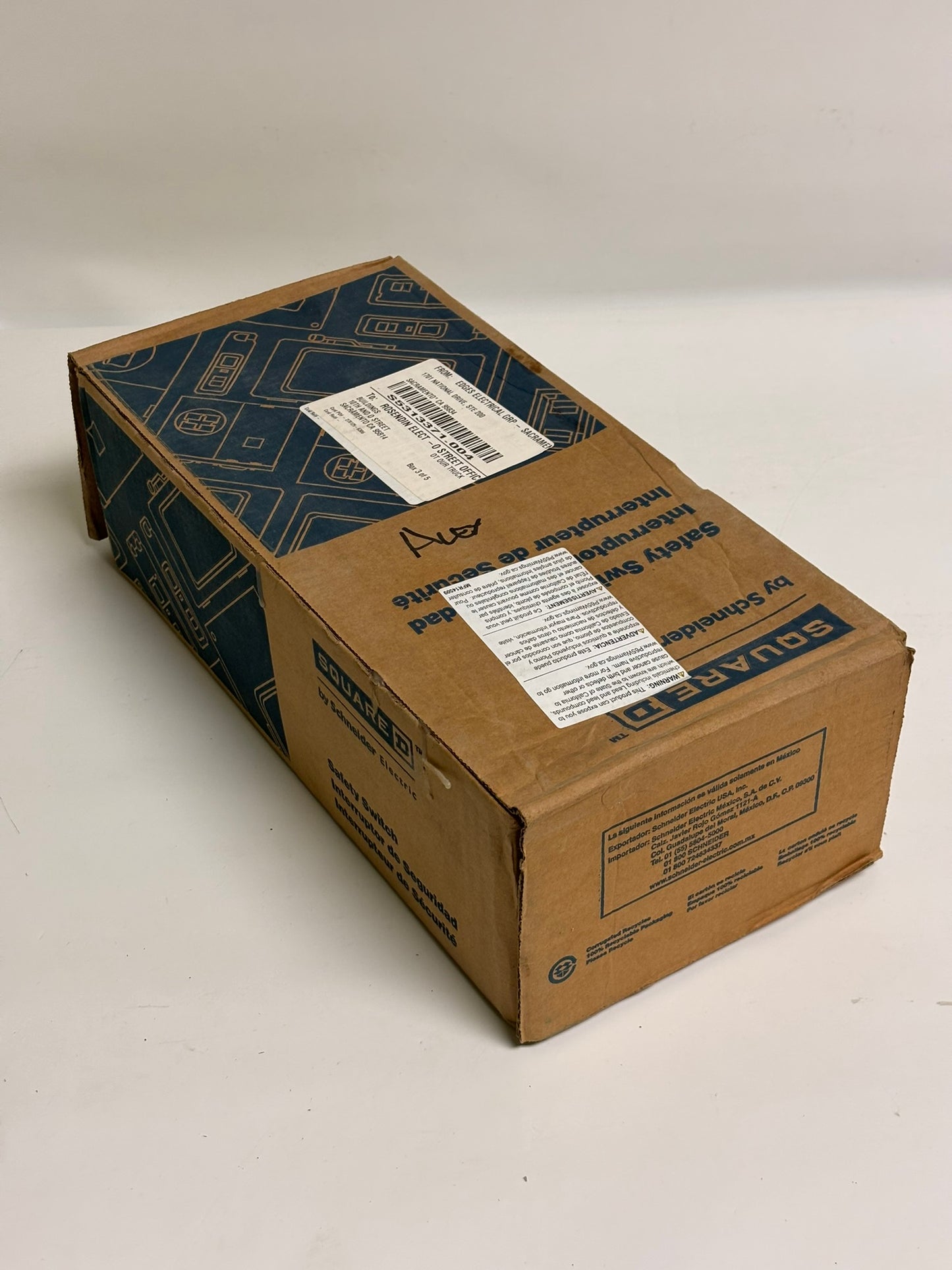 Square D D222N General Duty Safety Switch, Fusible, 60A, 3 Wire, 2-Poles
