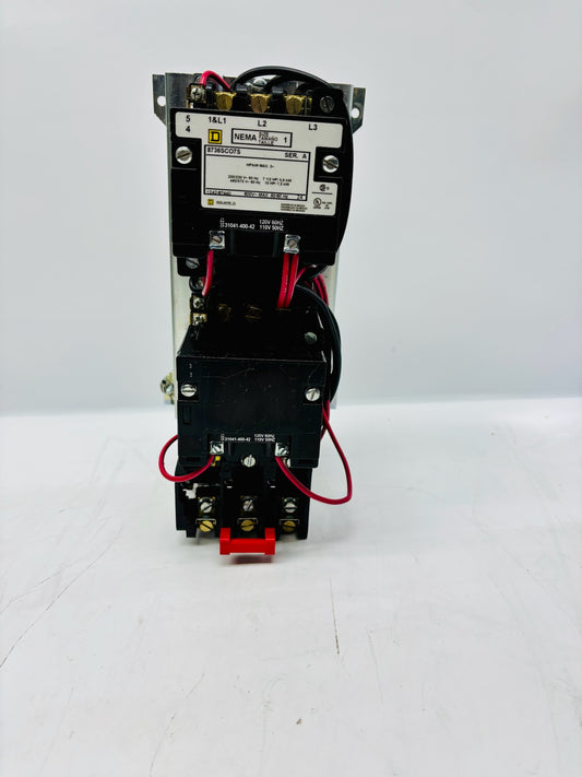 Square D 8736SC07S NEMA Size 1 Reversing Motor Starter