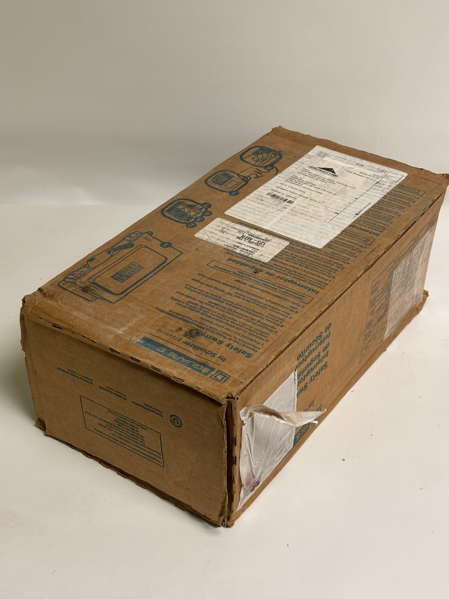 Square D DU323 General Duty Safety Switch, Non-Fusible, 100A, 3 Wire, 3-Poles