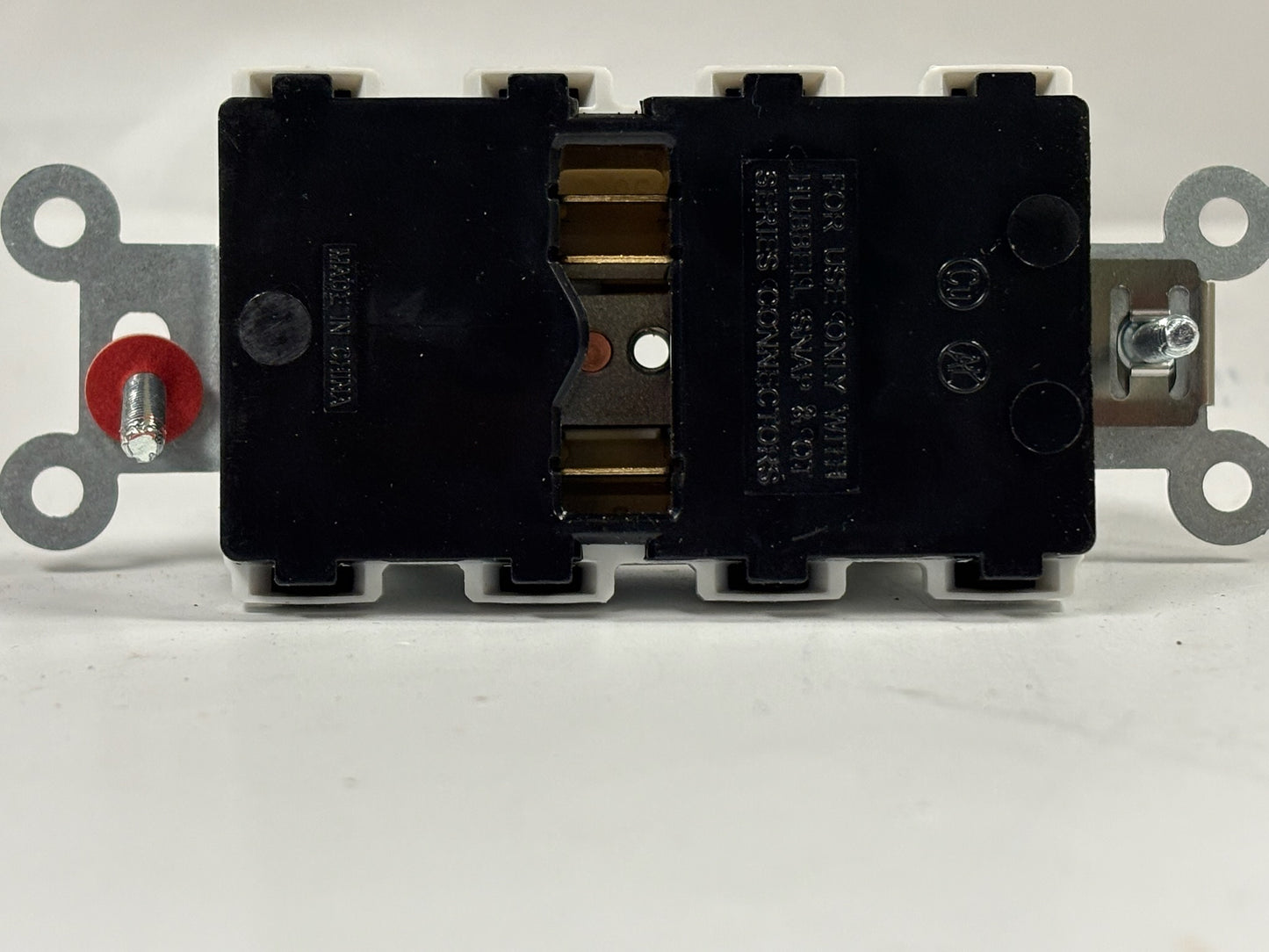 20 PK Hubbell SNAP5362WA 20A 125V Duplex Receptacle, White, SNAPConnect System