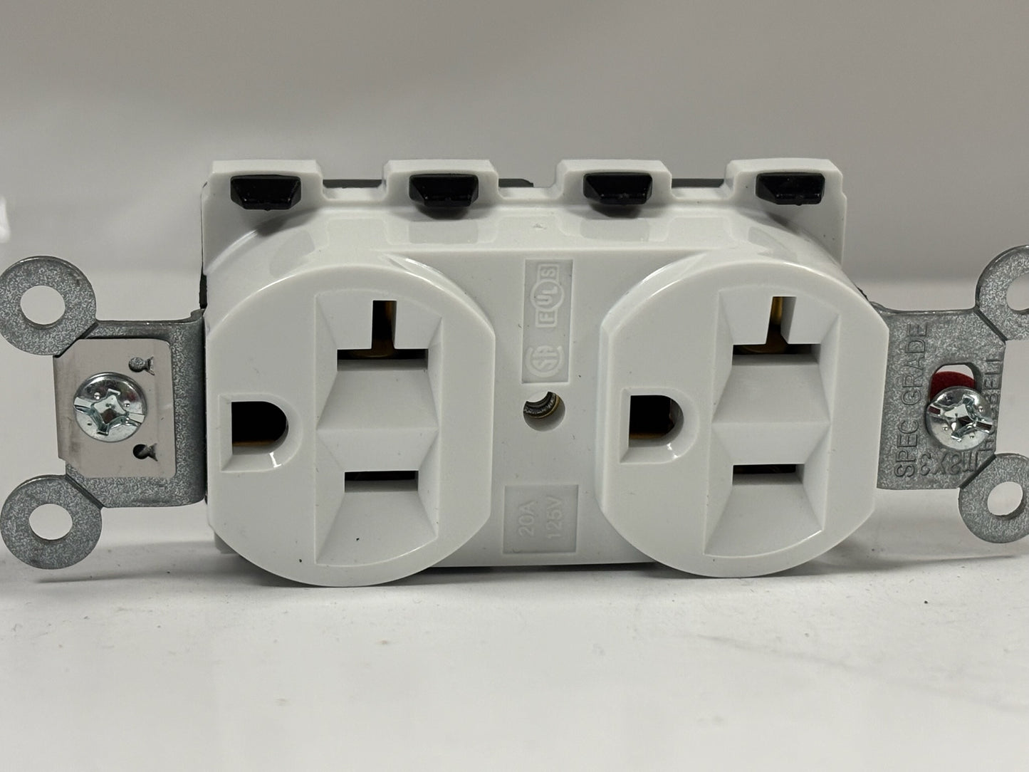 20 PK Hubbell SNAP5362WA 20A 125V Duplex Receptacle, White, SNAPConnect System